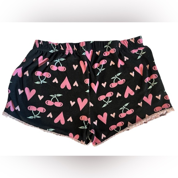 Pink and Black Heart Cherry Pajama Set - Picture 5 of 9